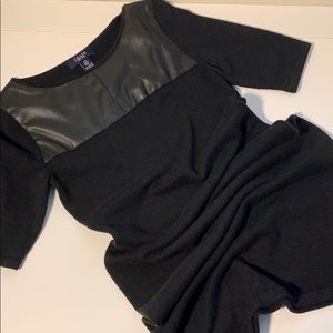 Chaps Mixed Media Dress